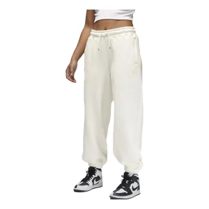 (WMNS) Air Jordan Flight Fleece Trousers 'White' FB5114-133