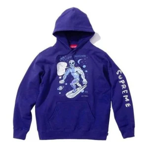 Supreme x Daniel Johnston Hooded Sweatshirt 'Purple White' SUP-SS20-633