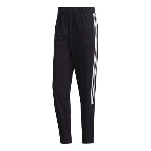 adidas neo Sports Stripe Casual Long Pants Black GJ8958