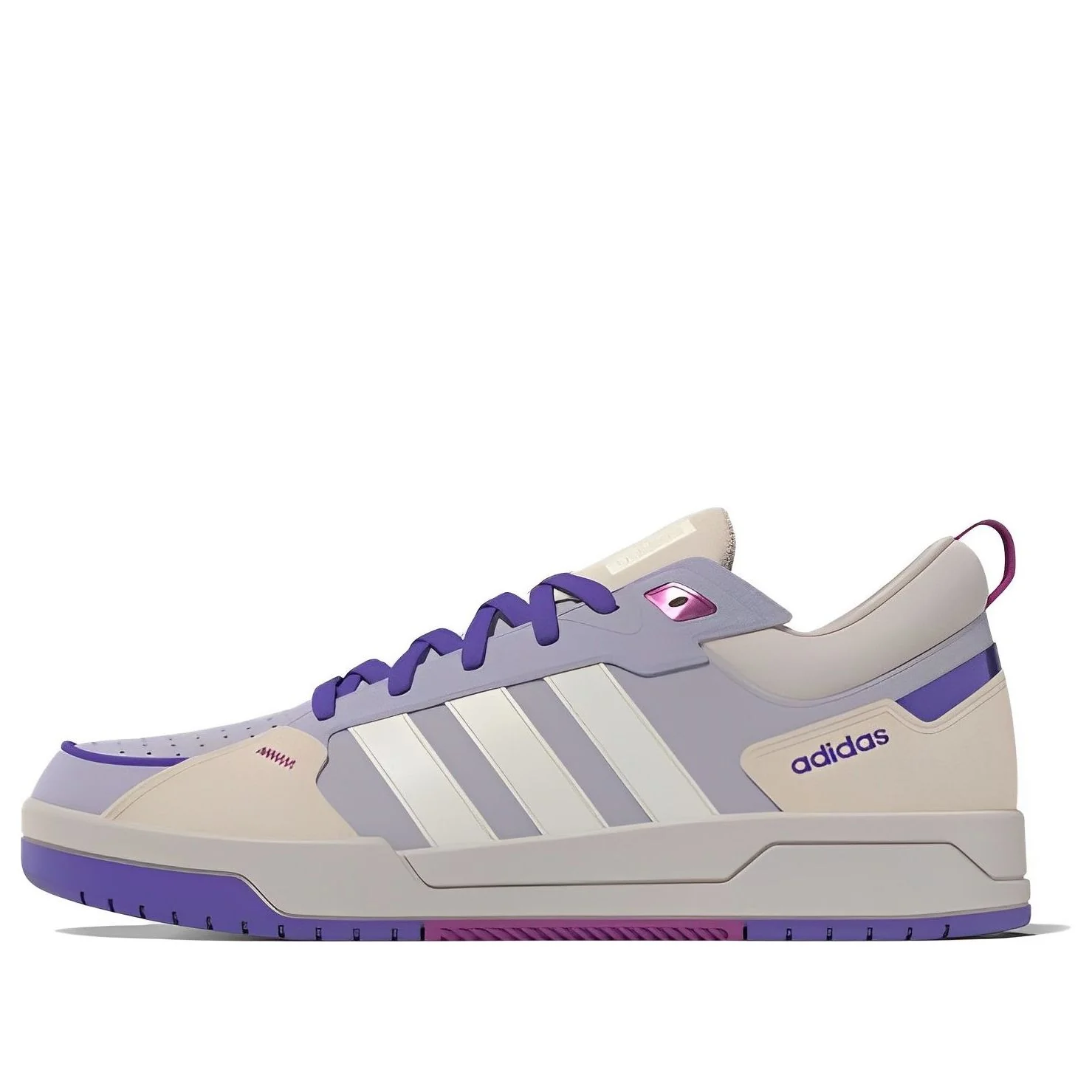 (WMNS) adidas Neo 100DB Shoes 'Beige Purple White' HQ4550