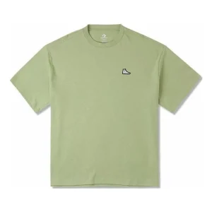 Converse Go-To Sneaker Patch Loose-Fit T-Shirt Asia Sizing 'Vitality Green' 10025397-A11