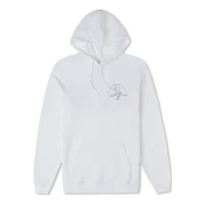Converse Mountain Logo Hoodie Asia Sizing 'White' 10025050-A02