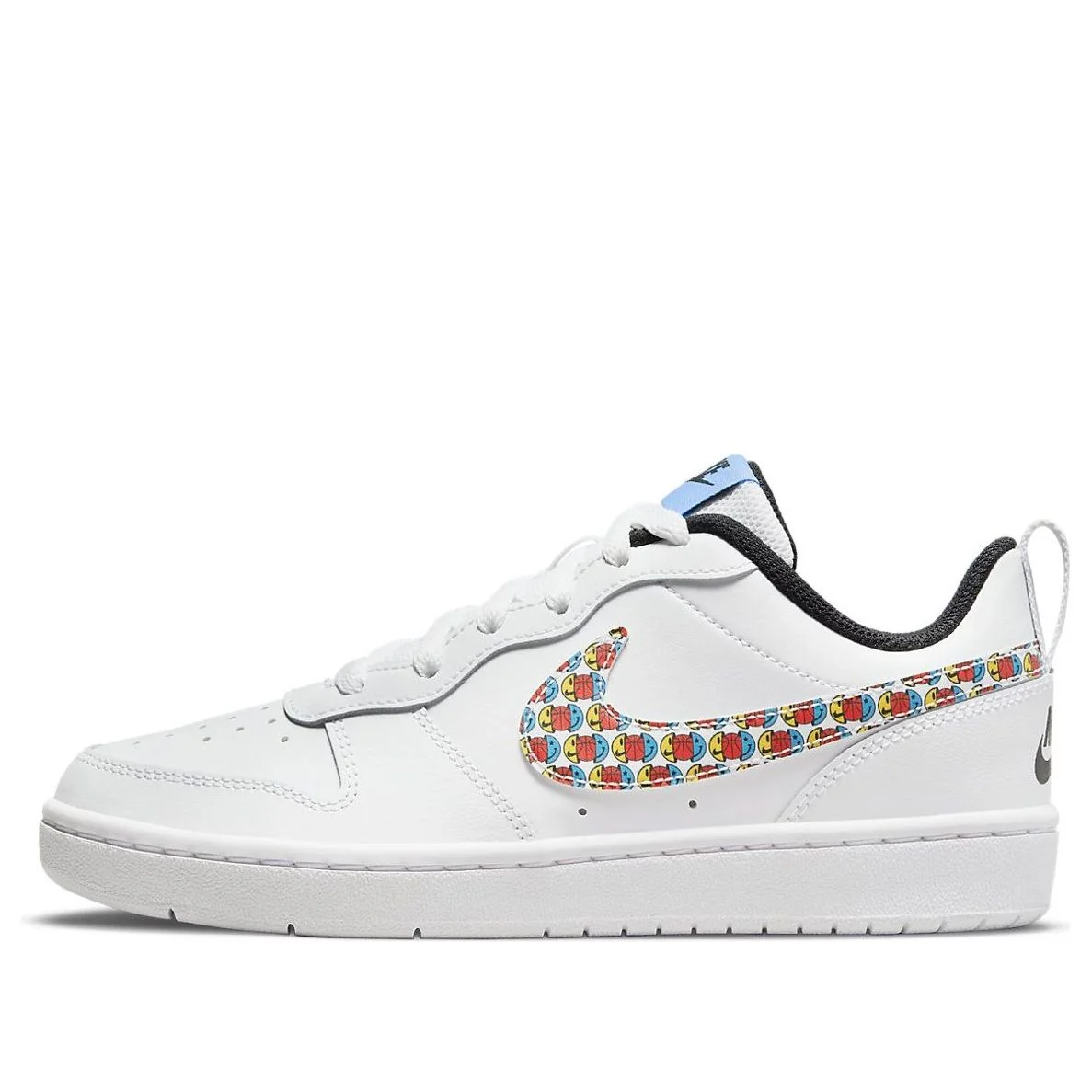 (GS) Nike Court Borough Low 2 SE 'Happy Hoops' DM8096-100