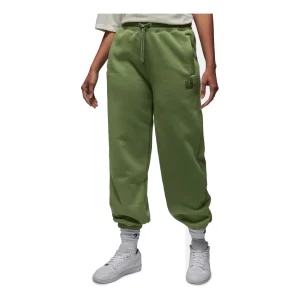 (WMNS) Air Jordan Flight Fleece Trousers 'Green' FB5114-340