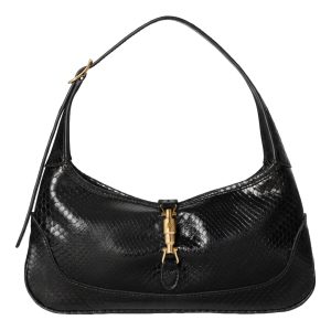 (WMNS) Gucci Jackie Slim Medium Shoulder Bag 'Black' 863137-EABKH-1000