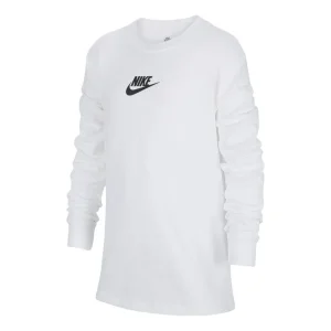 (PS) Nike Sportswear Long Sleeve T-Shirt 'White' FJ2958-100