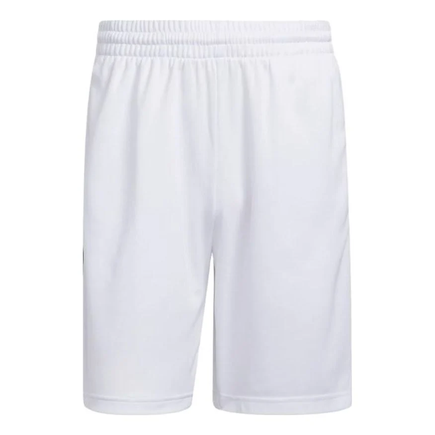 adidas Legends 3-Stripes Basketball Shorts 'White Black' IC2451