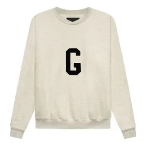 Fear of God G Crewneck Sweatshirt 'Cream Heather' FG50-054OFL-101