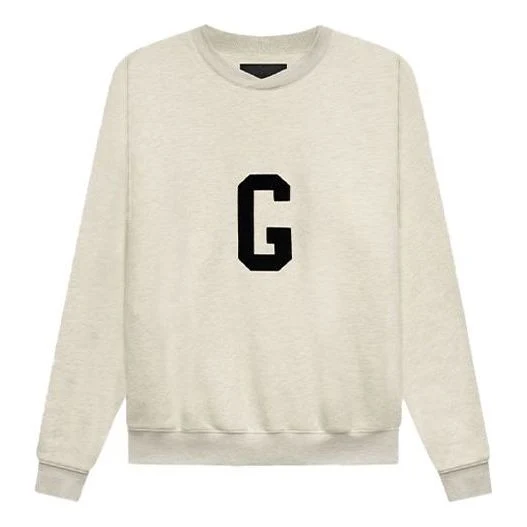 Fear of God G Crewneck Sweatshirt 'Cream Heather' FG50-054OFL-101