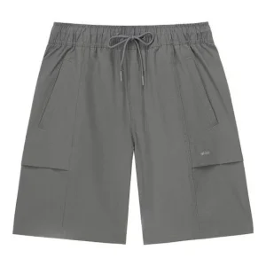 New Balance NBX Holiday Woven Shorts Asia Sizing 'Castle Grey' AMS32369-CTR