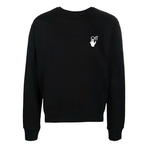 Men's Off-White FW21 Arrow Pattern Loose Fit Black OMBA025F21FLE0081084