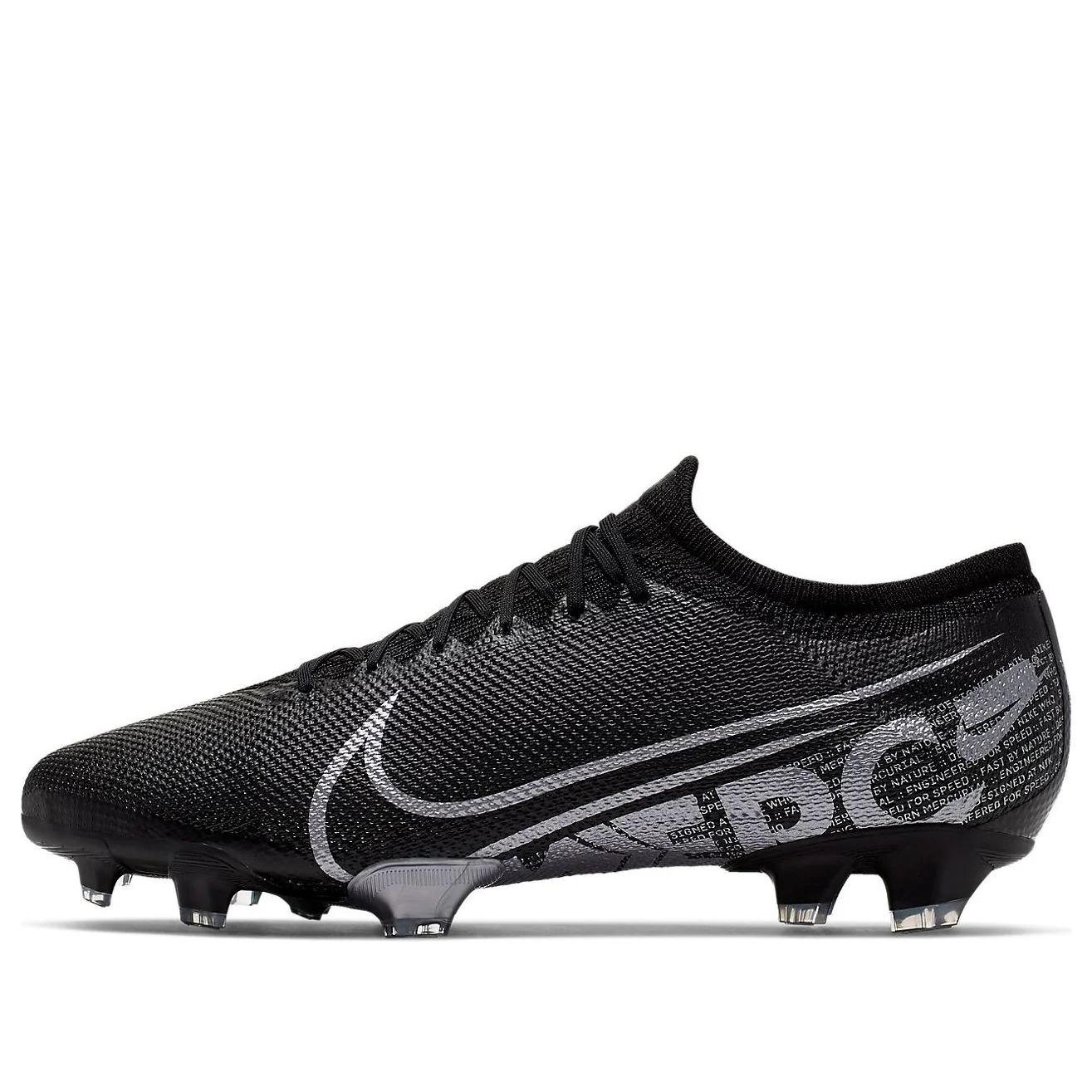 Nike Mercurial Vapor 13 Pro FG 'Black Matte Silver' AT7901-001