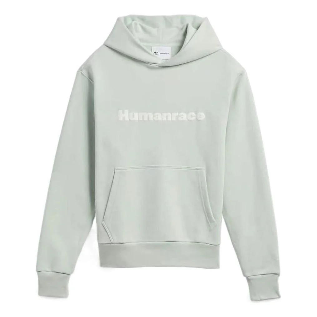 adidas x Pharrell Humanrace Logo Hoodie 'Green' HS4815