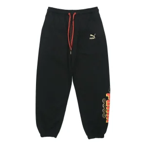 PUMA YOTOX Sweatpants 'Black Red' 531296-01