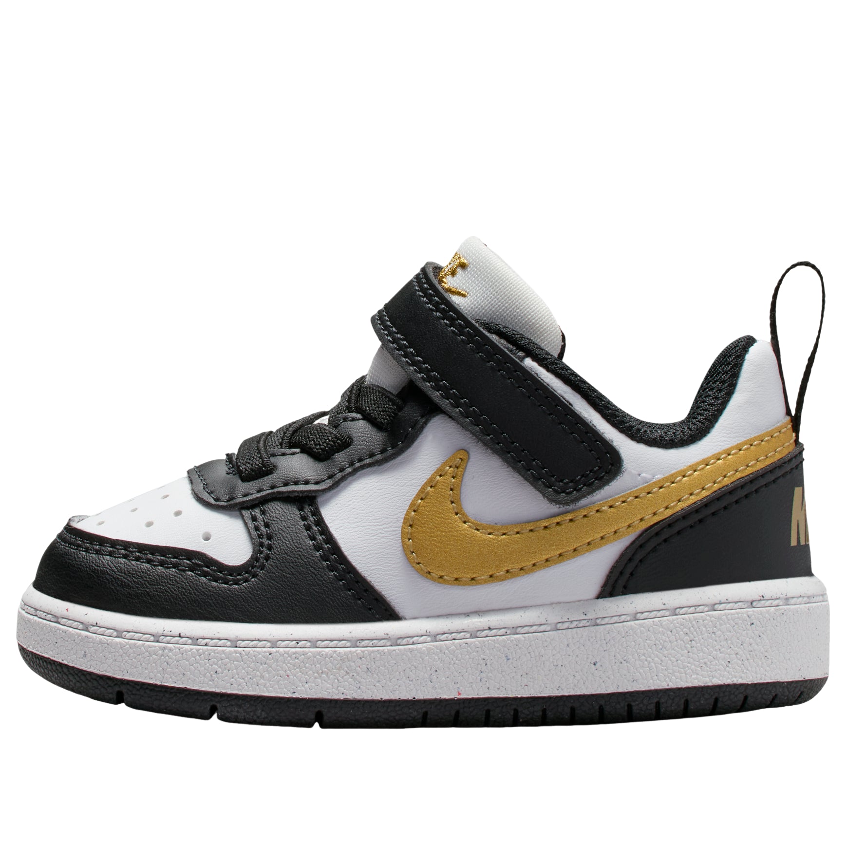 (TD) Nike Court Borough Low Recraft 'Black White Metallic Gold' DV5458-008