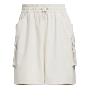(WMNS) adidas Cargo Loose Water Repellent Pockets Shorts 'Gray White' IS7408