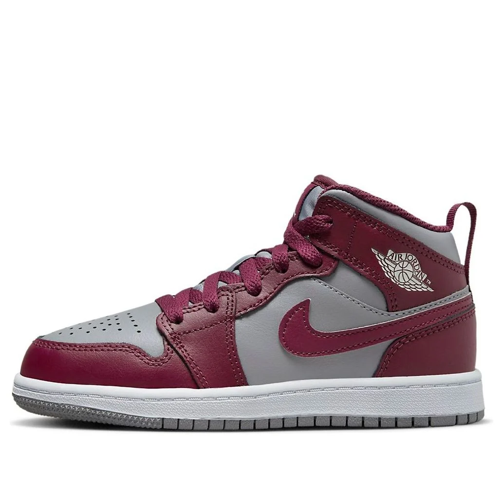 (PS) Air Jordan 1 Mid 'Cherrywood Red' DQ8424-615