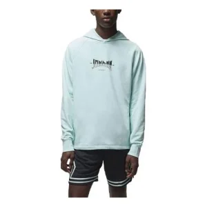 Air Jordan Dri-FIT Sport Graphic Fleece Pullover Hoodie 'Jade Ice Black' FQ6808-346