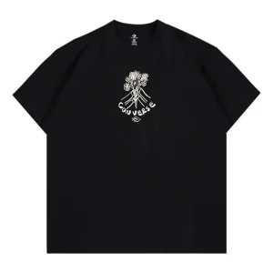 Converse Flower Friends Tee Asia Sizing 'Black' 10024757-A01