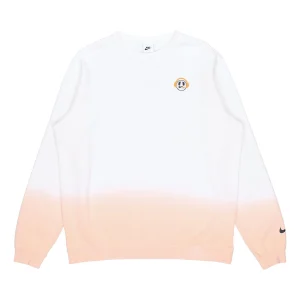 Men's Nike Logo Gradient Printing Round Neck White DO6937-100