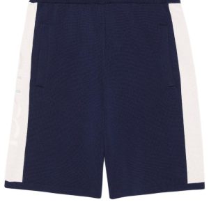 Gucci Cotton Knit Shorts 'Blue Ivory' 770782-XKDOM-4492