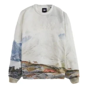 KITH Peak Nelson Crewneck 'Chalk' KHM030879-410