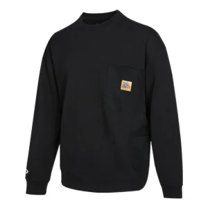 Converse Crafted Fashion Crew Asia Sizing 'Black' 10024165-A02
