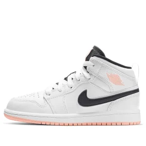 (PS) Air Jordan 1 Mid 'White Arctic Orange' 640734-180