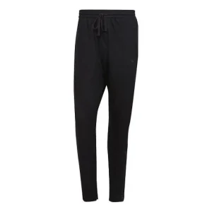 Men's adidas originals Solid Color Lacing Black Sports Pants/Trousers/Joggers H33468