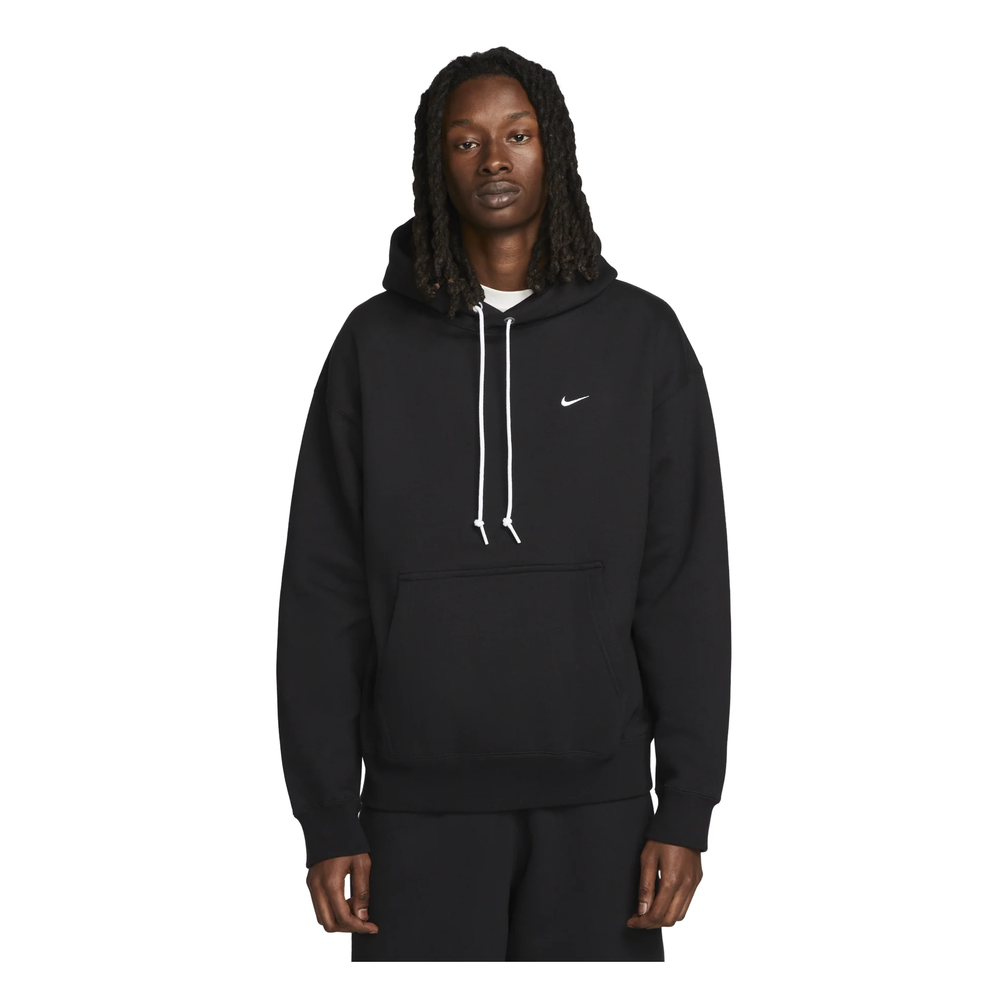 Nike Solo Swoosh Fleece Pullover Hoodie DX1355-010