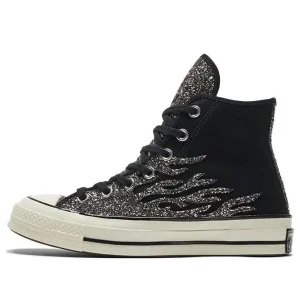 (WMNS) Converse Chuck 70 Hi 'Archival Glitter Flame - Black Egret' 569387C