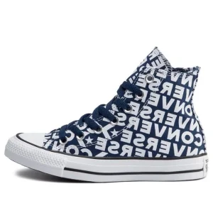 Converse Chuck Taylor All Star High 'Navy Wordmark' 163952C