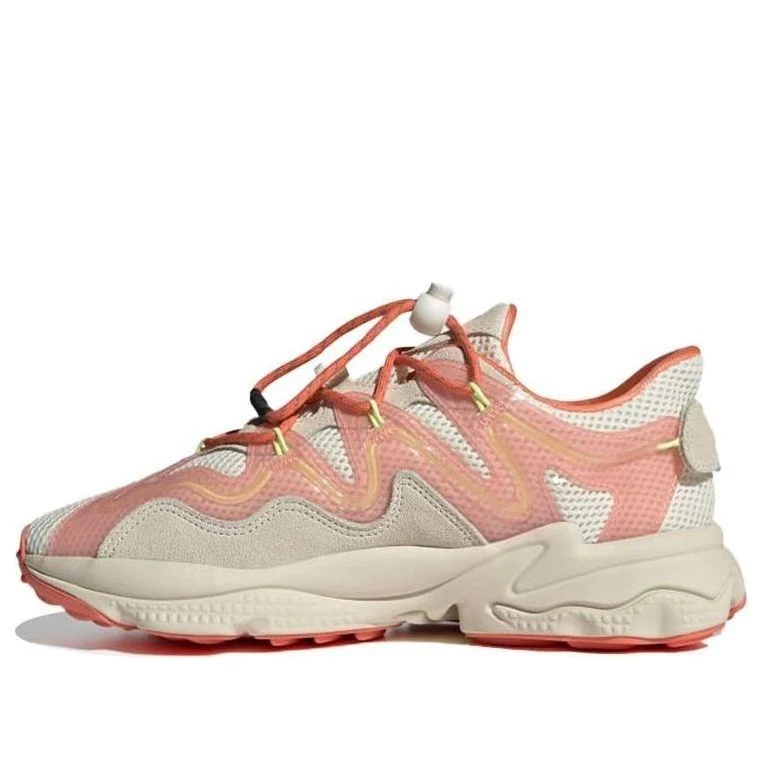 (WMNS) adidas Ozweego Plus 'Cream Semi Coral' H01568