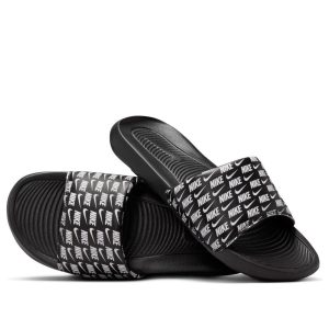 Nike Victori One Slide Print 'Repeat Logo - Black' CN9678-006