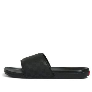 Vans La Costa Slide-On Checkboard Sneakers Black VN0A5HF5276