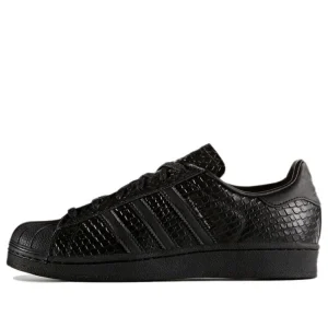 (WMNS) adidas originals Superstar SneakersShoes 'Black' S76147