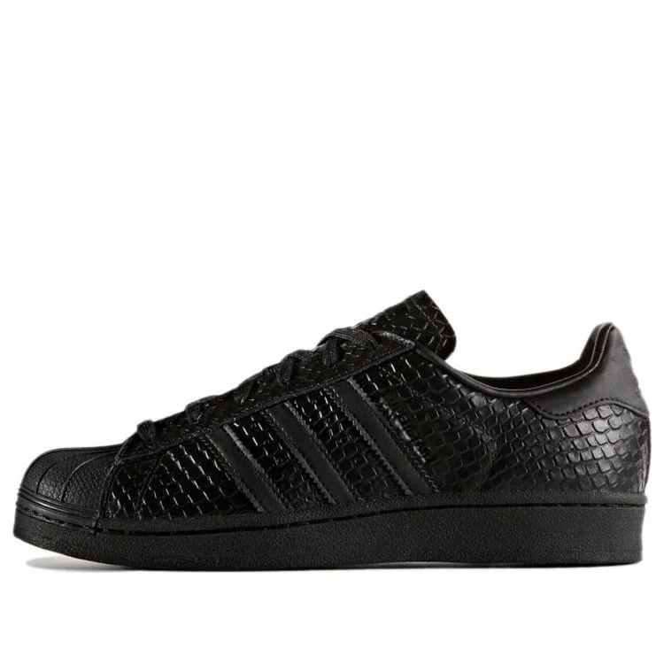 (WMNS) adidas originals Superstar SneakersShoes 'Black' S76147