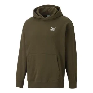 PUMA Relaxed Hoodie 'Olivegreen' 537720-62
