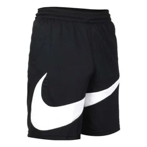 Nike Large Logo Printing Basketball Sports Shorts Black BV9386-011