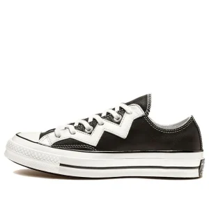 (WMNS) Converse Chuck 1970s Mission-V Low Top White Jagged Stripe 'Black White' 565368C