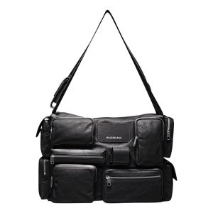 Balenciaga Superbusy Large Sling Bag 'Black' 702168210C81000