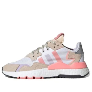 (WMNS) adidas Nite Jogger 'White Glory Pink' FX7459