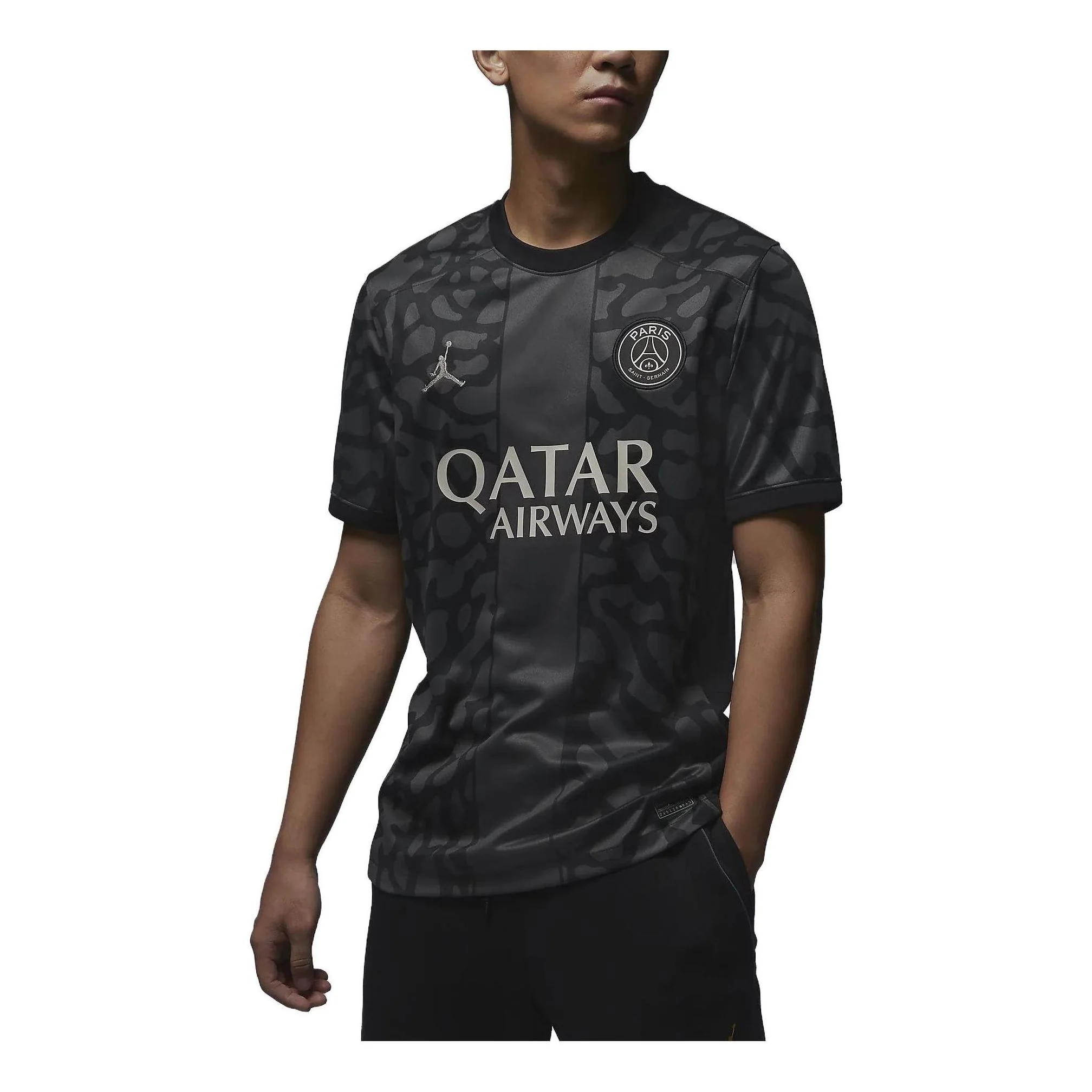 Air Jordan x Paris Saint-Germain PSG 23/24 Stadium Third Jersey 'Black' DX9823-069
