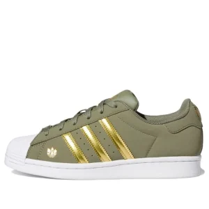 (WMNS) adidas Superstar 'Green Gold Metallic' FZ2120
