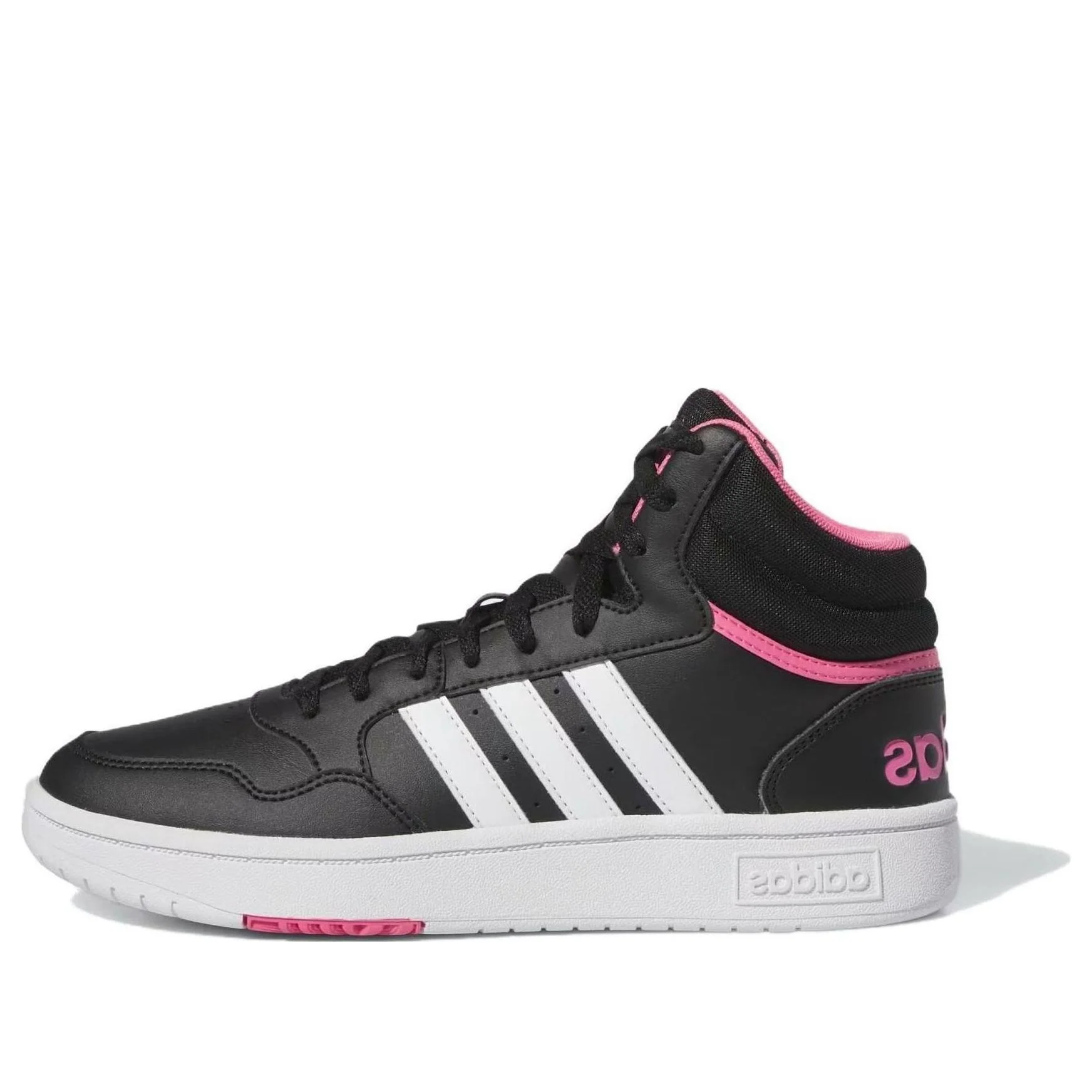(WMNS) adidas Hoops 3.0 Mid 'Black Pink Fusion' IG7896