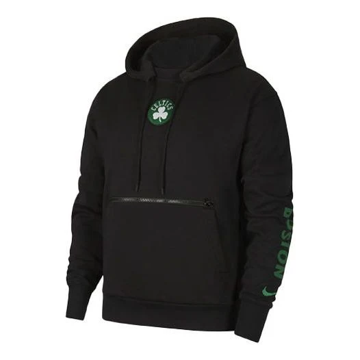 Nike NBA Courtside Boston Celtics Casual Sports Pullover Black CN1807-010