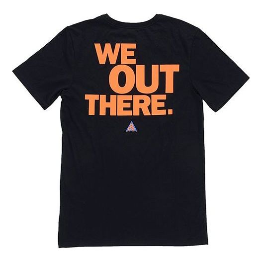 Nike x ACG Back Printing Short Sleeve Black AQ3951-010