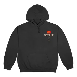 Travis Scott x McDonald's Apple Pie Hoodie 'Washed Black' TC-499