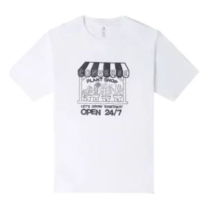 Converse Grow Together Plant Shop T-shirt Asia Sizing 'White' 10025851-A02