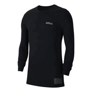 Men's Nike Lebron Dri-FIT Round Neck Basketball Sports Long Sleeves T-Shirt CV2080-010